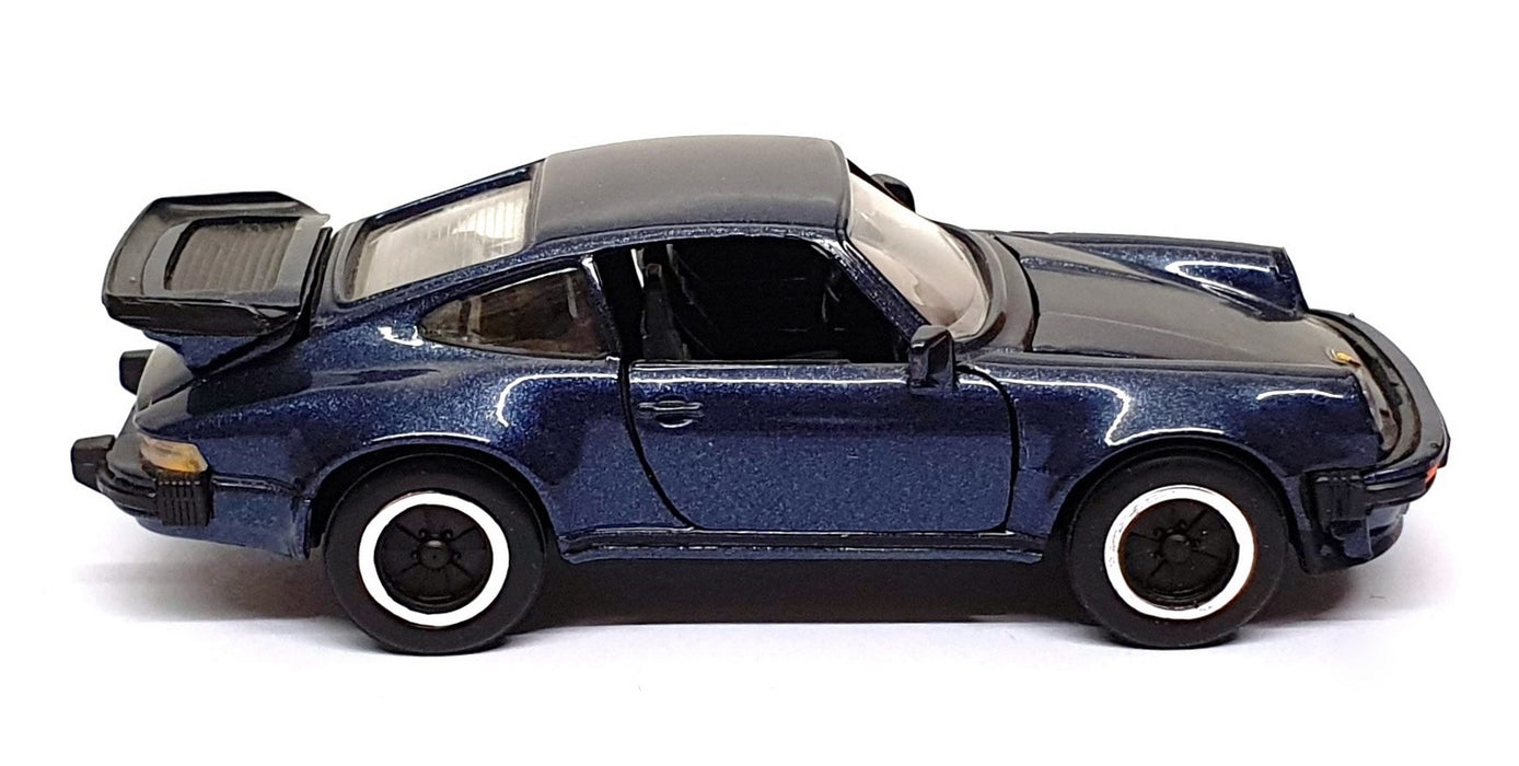 NZG 1/43 Scale Diecast 266 - Porsche 911 Turbo - Met. Blue