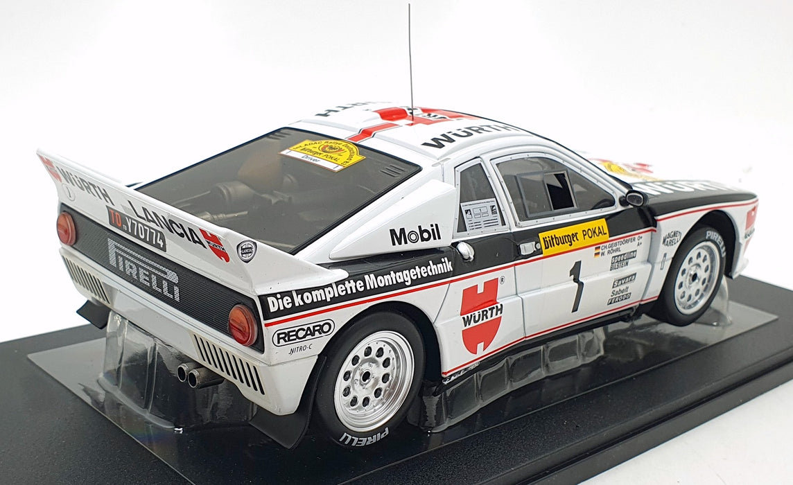 IXO Models 1/18 Scale Diecast 18RMC117 Lancia 037 Rally #1 Germany 1983 W.Rohrl