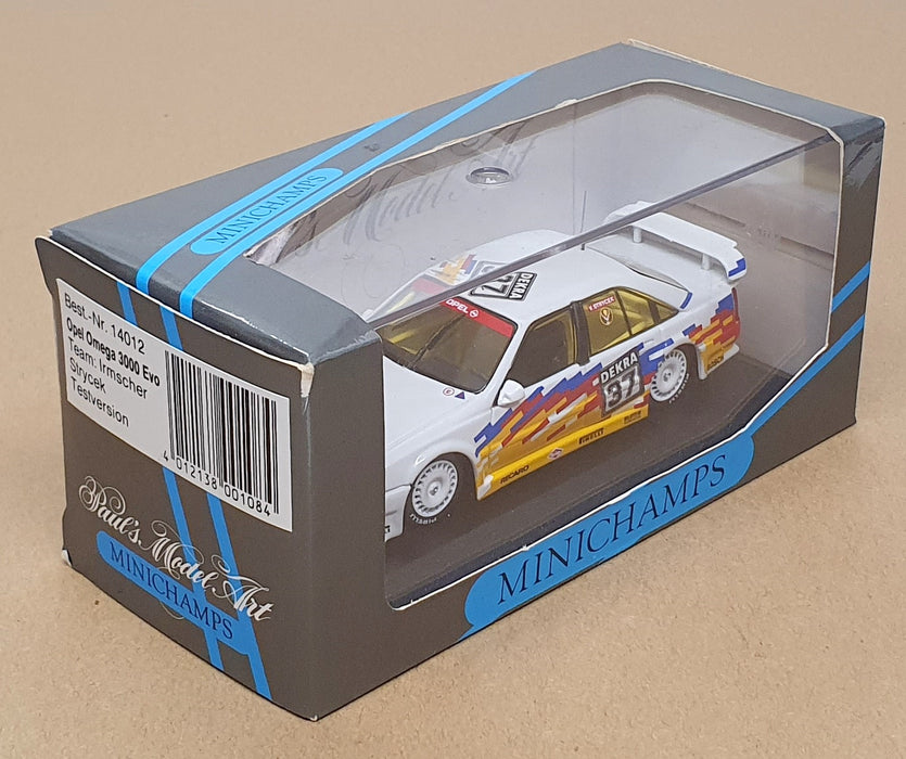 Minichamps 1/43 Scale 14012 - Opel Omega 3000 Evo #37 Strycek Test Version