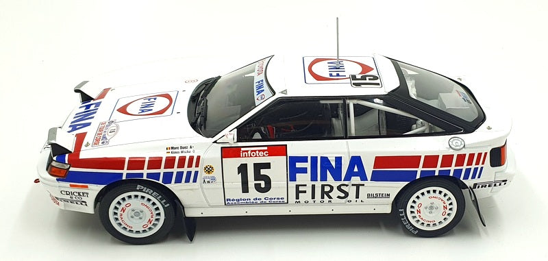 Triple9 1/18 Scale Diecast T9-1800200 - Toyota Celica #15 Tour de Corse 1991