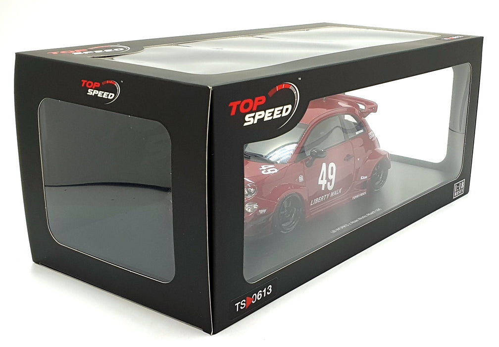 Top Speed 1/18 Scale Resin TS0613 - Fiat LB Works x Abas Works Abarth 595 #49