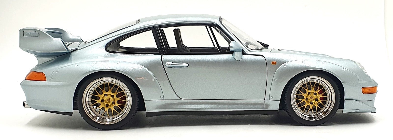 KK Scale 1/12 Scale KKDC120281B 1996 Porsche 911 (993) GT2 BBS Rims Polar Silver