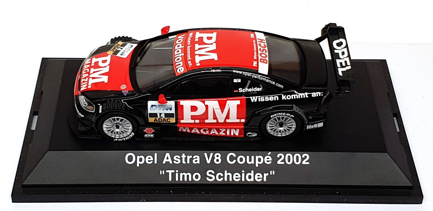 Schuco 1/43 Scale 04802 - Opel Astra V8 Coupe 2002 #14 Timo Scheider