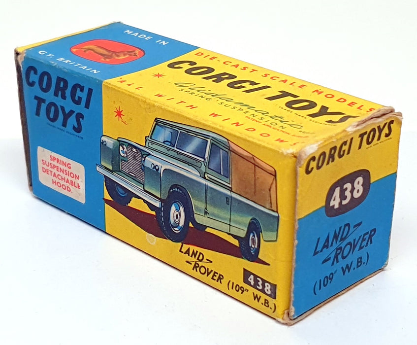 Corgi Toys Original Diecast 438 - Land Rover 109 WB - Met. Green/Grey