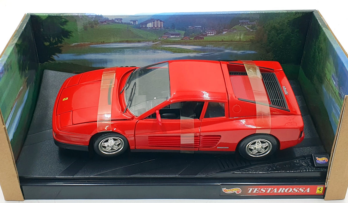 Hot Wheels 1/18 Scale Diecast 25732 - Ferrari Testarossa 1984 - Red
