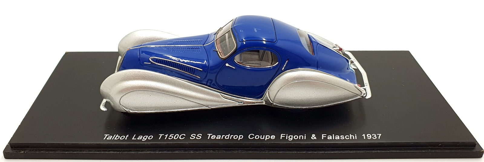 Spark 1/43 Scale Resin S2705 1937 Talbot Lago T150C SS Teardrop Figoni/Falaschi