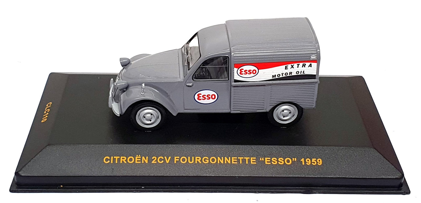 Ixo 1/43 Scale CLC110 - 1959 Citroen 2CV Fourgonnette Van Esso - Grey