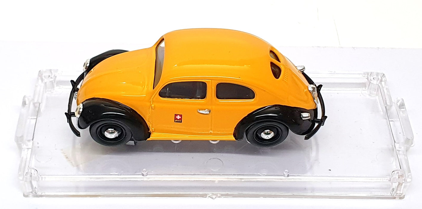Vitesse 1/43 Scale 408.1 - 1949 Volkswagen Sedan Postes Suisses - Yellow/Black