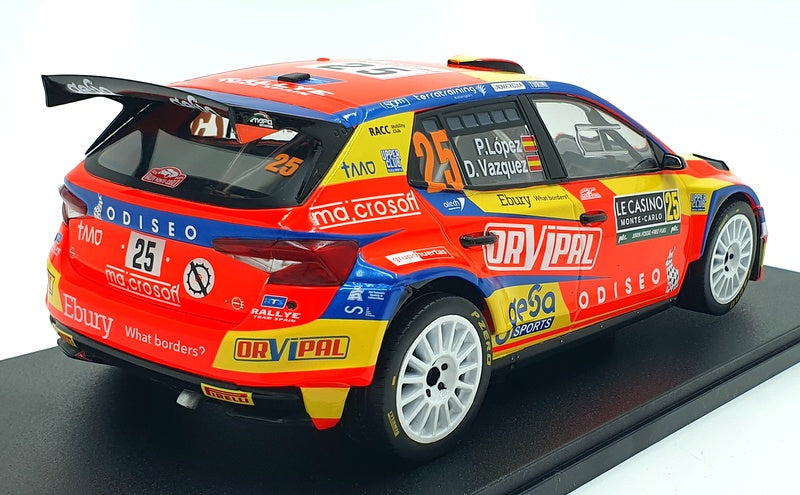Ixo 1/18 Scale Diecast 18RMC199.22 - Skoda Fabia Rally2 (2023) #25 MC 2024