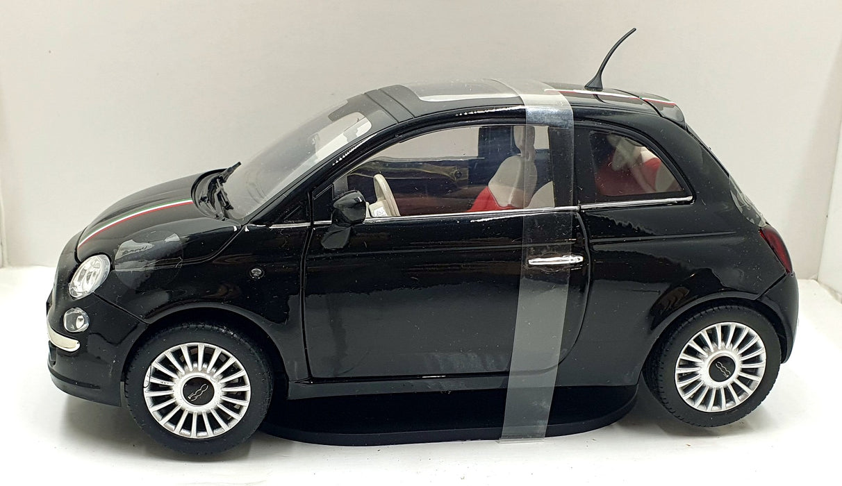 Mondo Motors 1/18 Scale Diecast 500291 - Nuova Fiat 500 - Black