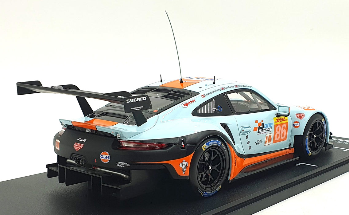 IXO 1/18 Scale LEGT18008B - Porsche 911 RSR #86 Sebring 2019 - Wainwright