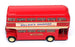 Corgi 12cm Long Diecast D599 - AEC D/Deck Bus Western - Red