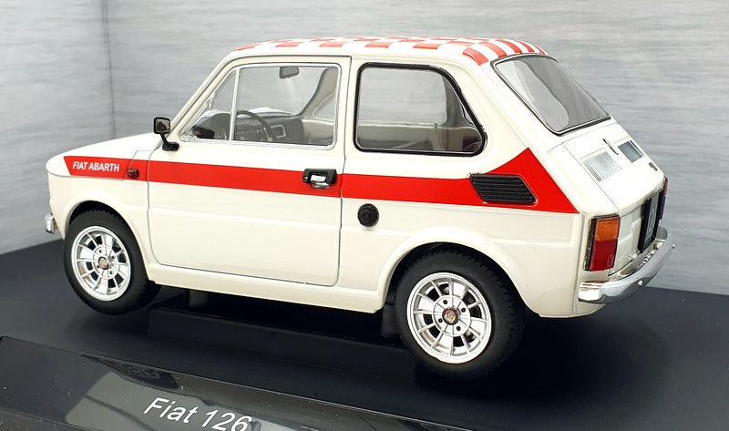 Model Car Group 1/18 Scale MCG18325 - Fiat 126 - White