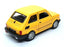 Welly 11cm Long Diecast 42372W - Fiat 126 Pull Back & Go - Yellow