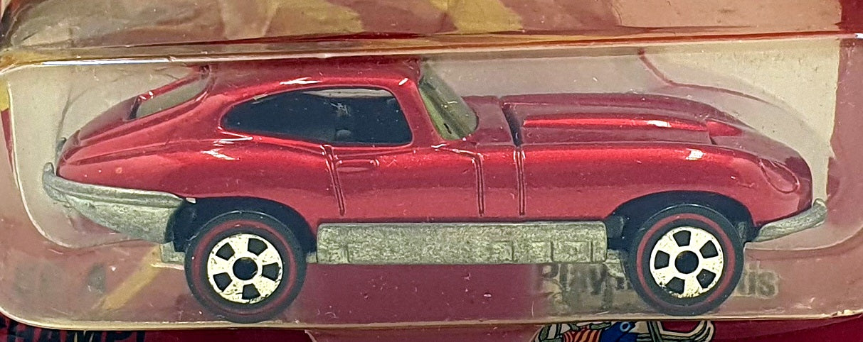 Johnny Lightning 1/64 Scale 100-170 The Challengers Custom XKE - Met. Red