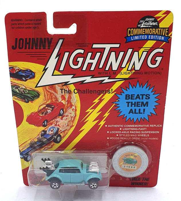 Johnny Lightning 1/64 Scale 100-200 - The Challengers VW Bug Bomb - Teal