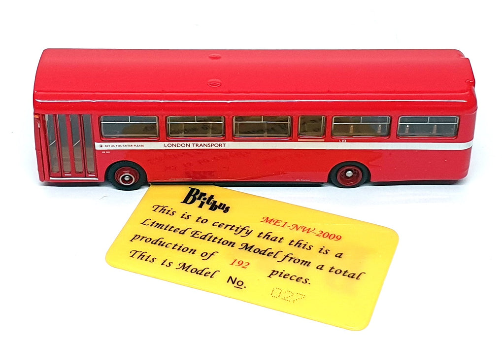 Britbus 1/76 Scale ME1-NW-2009 - AEC Merlin London Bus N. Weald Special 2009