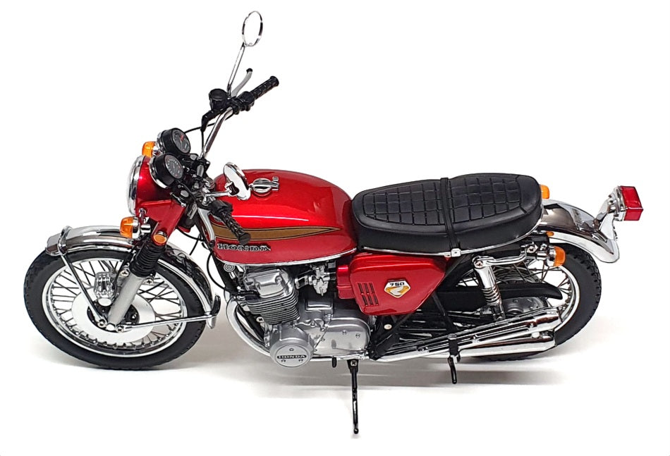 Minichamps 1/12 Scale 122 161002 - 1968-78 Honda CB 750 Motorbike - Met Red