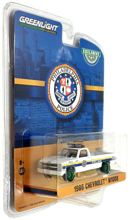 Greenlight 1/64 Scale 30241 - 1986 Chevrolet M1008 Police Truck - Chase