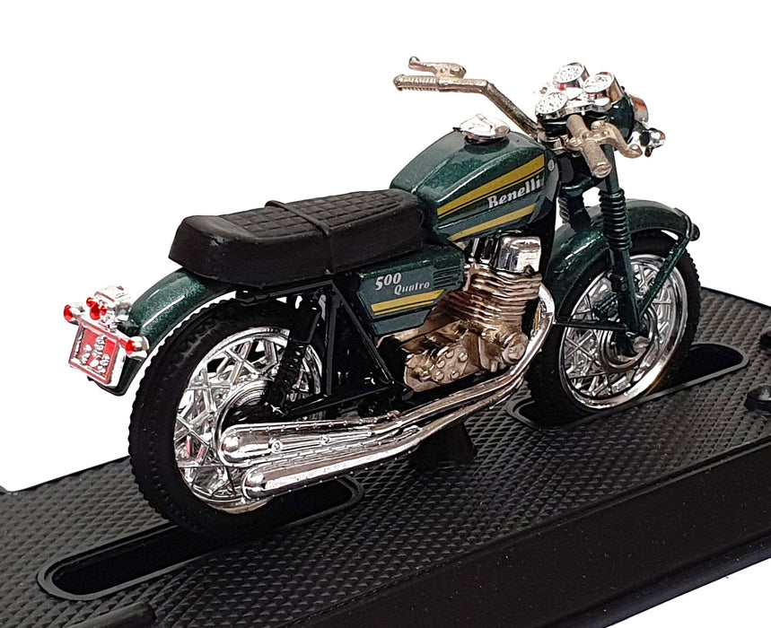 Guiloy 1/24 Scale 11686 - 1974 Benneli 500 Quatro Motorbike - Green