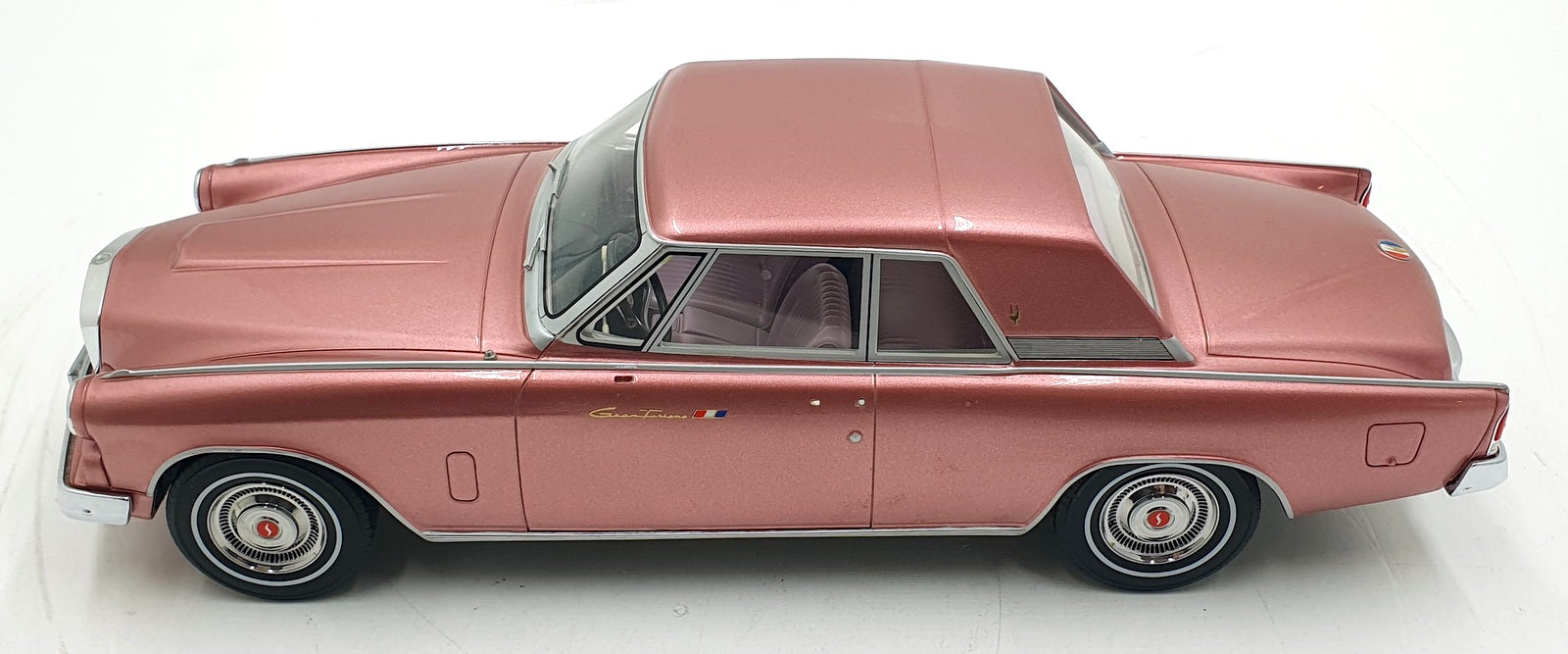 BOS Models 1/18 Scale BOS288 -  1963 Studebaker Gran Tourismo Hawk - Pink