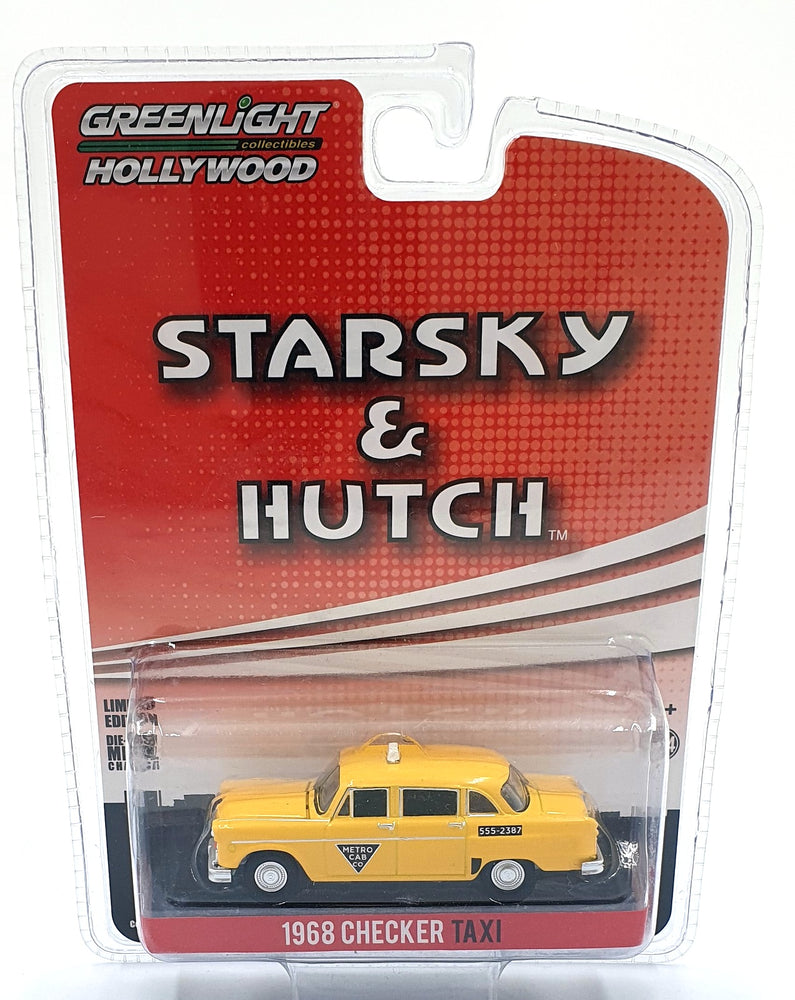Greenlight 1/64 Scale 44855-C - 1968 Checker Taxi - Yellow