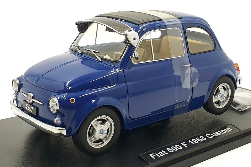 KK Scale 1/12 Scale Diecast KKDC120063 - Fiat 500 F 1968 Custom - Blue
