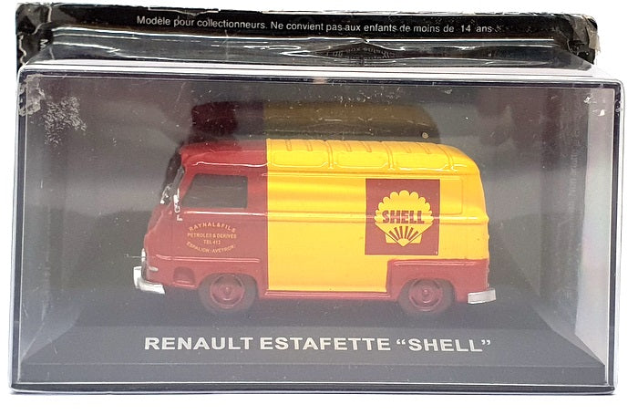 Altaya 1/43 Scale AT23625 - Renault Estafette Van Shell - Red/Yellow
