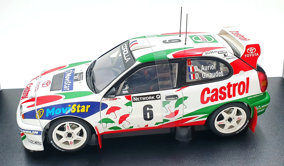Autoart 1/18 Scale Diecast 80023 - Toyota Corolla WRC Rally Great Britain #6
