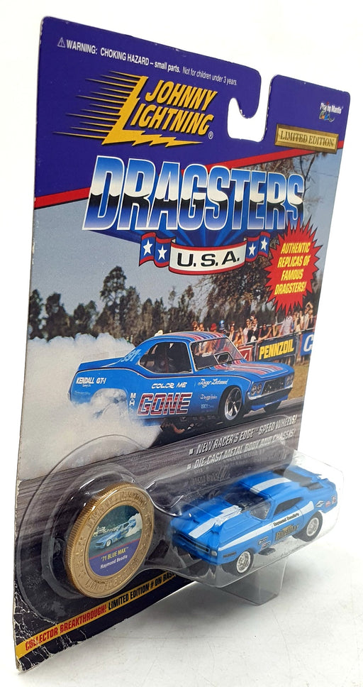 Johnny Lightning 1/64 Scale 320-100 Dragsters USA 1971 Ford Blue Max - Beadle
