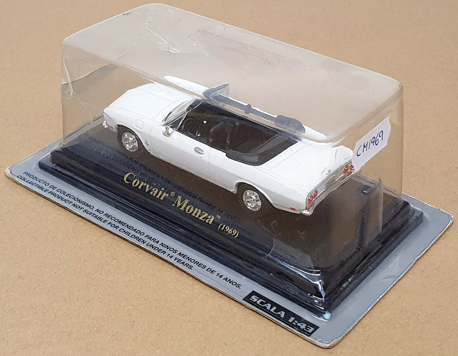 Altaya 1/43 Scale Diecast CM1969 - Chevrolet Corvair Monza - White