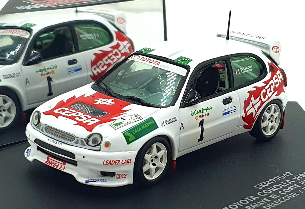 Skid 1/43 Scale SKM99042 - Toyota Corolla WRC #1 Rally El Corte Ingles 1999