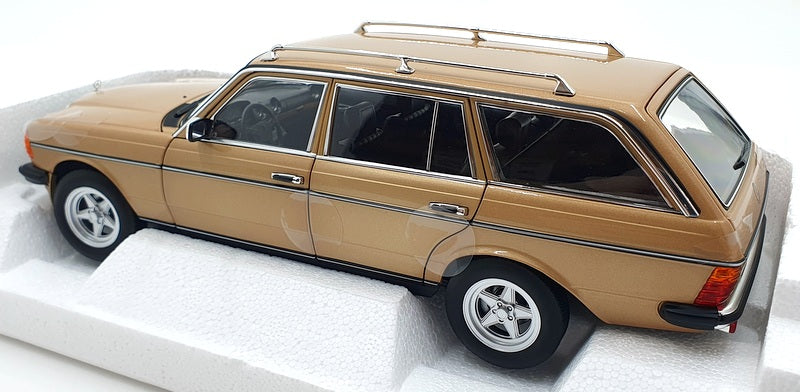 Norev 1/18 Scale Diecast 183739 - Mercedes-Benz 200 T 1982 - Metallic Gold