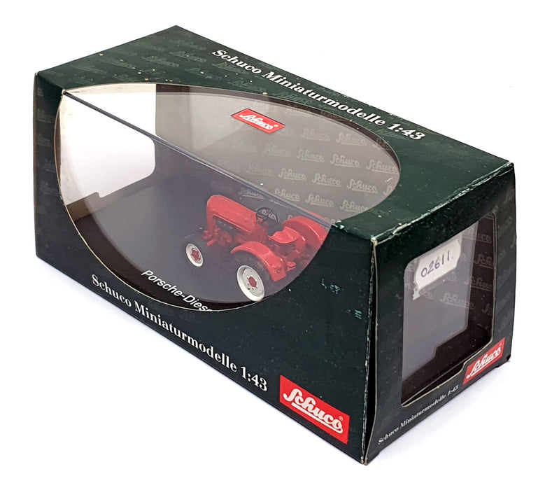 Schuco 1/43 Scale Diecast 02611 - Porsche Diesel Junior Tractor - Red