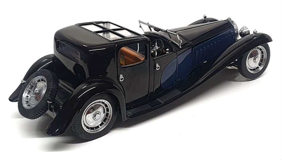 Franklin Mint 1/24 Scale B11RB69 - 1930 Bugatti Royale Napoleon - Black/Blue