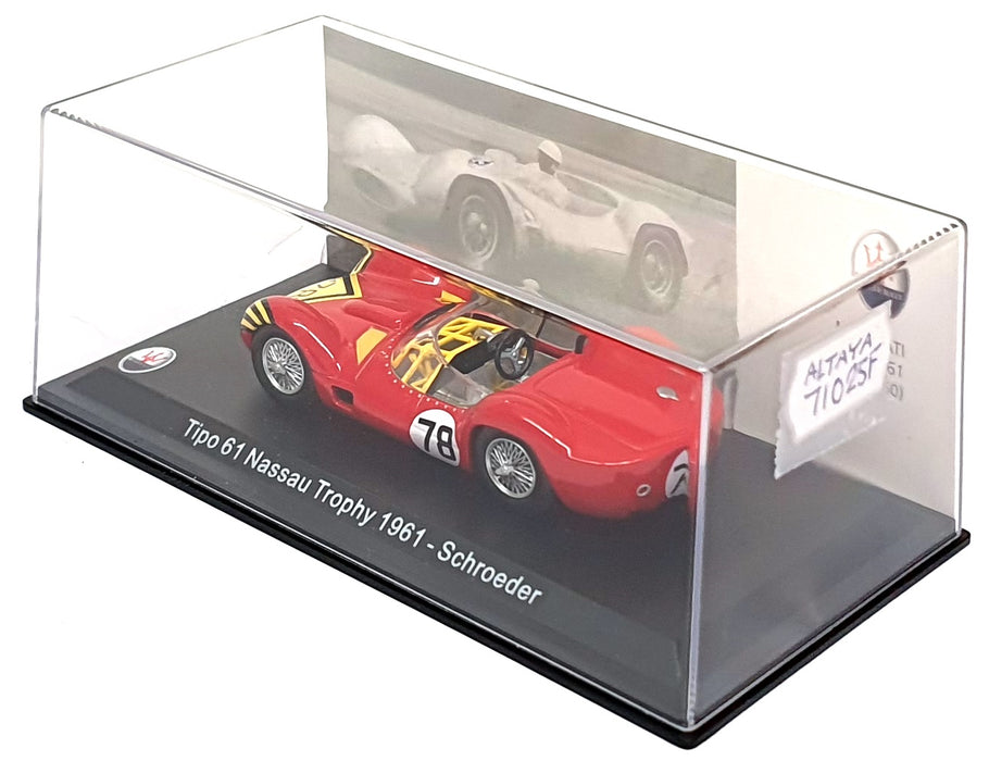 Altaya 1/43 Scale Diecast 71025F - Maserati Tipo 61 #78 Nassau Trophy 1961