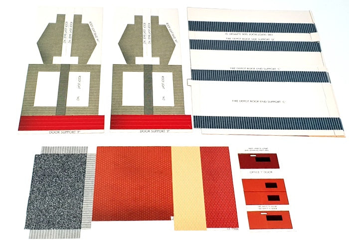 Corgi 1/76 Scale 31803 - Ready Cut Self Assembly Model Fire Depot