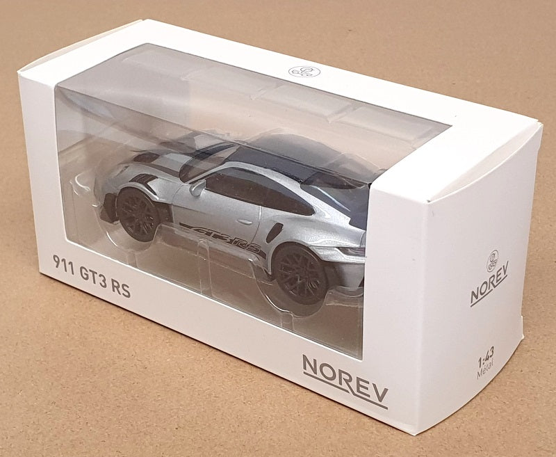 Norev 1/43 Scale Diecast 750049 - Porsche 911 GTR RS - Met Silver Blue