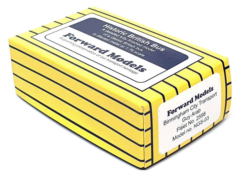 Forward Models 1/76 Scale NGS-03 - Guy Arab Birmigham City Transport Rt. 32