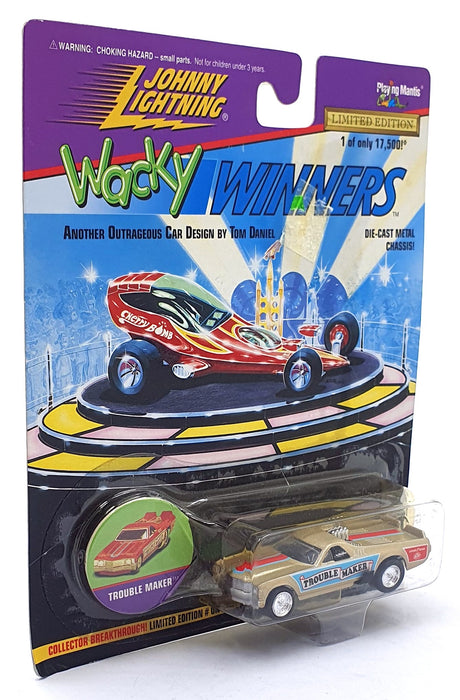Johnny Lightning 1/64 Scale 301-03 - Wacky Winners Trouble Maker - Gold