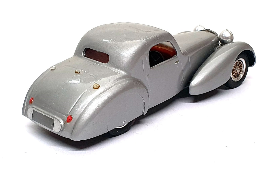 Unknown Brand 1/43 Scale LIB17T - 1938 Jaguar SS100 Coupe - Silver