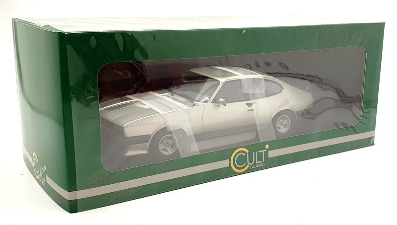 Cult 1/18 Scale Resin CML215-1 - 1981 Ford Capri 2.8 Turbo - Met. Silver