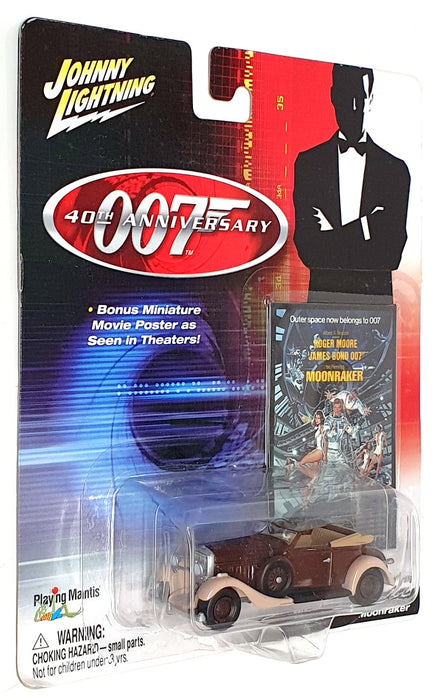 Johnny Lightning 1/64 Scale 261-04 - Hispano Suiza Bond 007 "Moonraker" - Brown