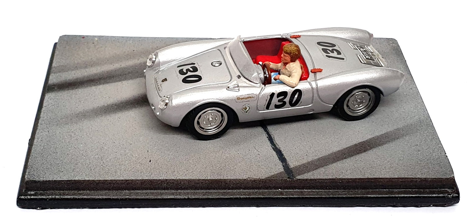 Brumm AutoStory 1/43 Scale AS10 - Porsche 550 #130 James Dean - Silver