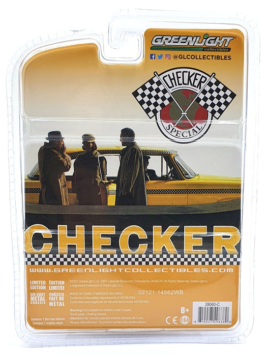 Greenlight 1/64 Scale 28060-C - 1960 Checker Marathon 60th Anniversary - Green