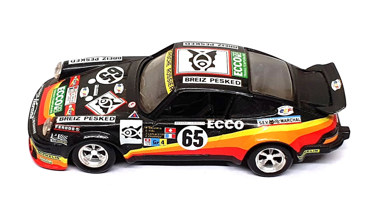 Solido 1/43 Scale Diecast 1323 - Porsche 934 Race Car #65 - Black