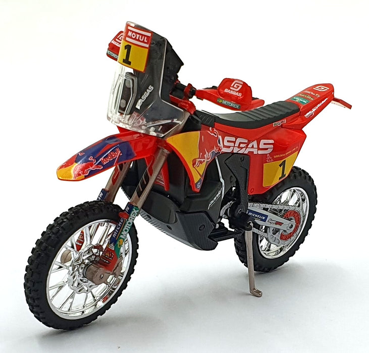 Burago 1/18 Scale 18-51091 - GASGAS RX450F #1 Motorbike Dakar 2023