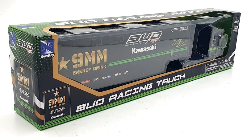 NewRay 1/43 Scale 15653 - Ford Iveco BUD Racing Team Truck - Black