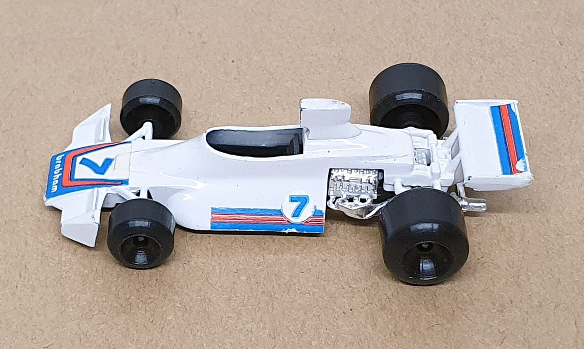 Polistil Appx 8cm Long Diecast RJ.5 - F1 Brabham BT 44 #7 - White/Blue/Red