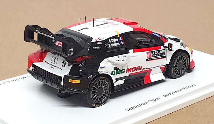 Spark 1/43 Scale S6690 - Toyota GR Yaris #1 2nd Monte Carlo Rally 2022